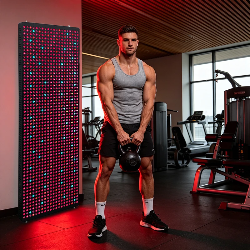 Gym & Recovery Studios red light panel