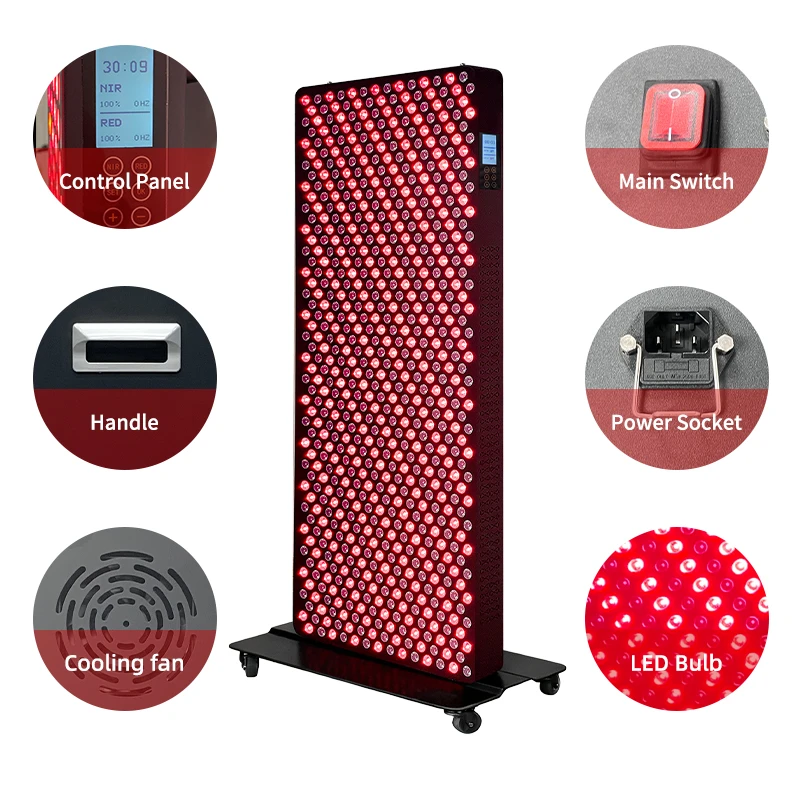 3500W led red light panel